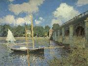 Claude Monet Le Pont routier,Argenteuil china oil painting artist